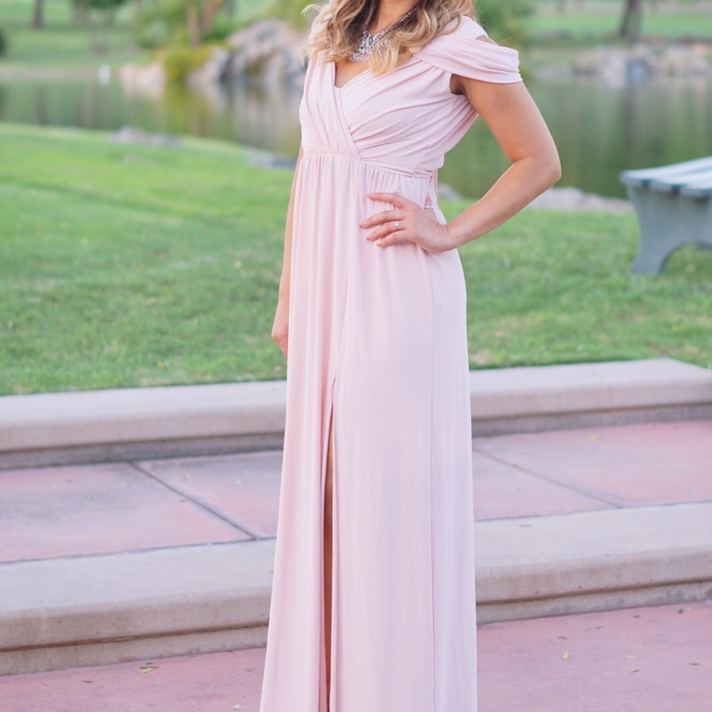 Pink evening gown size 0